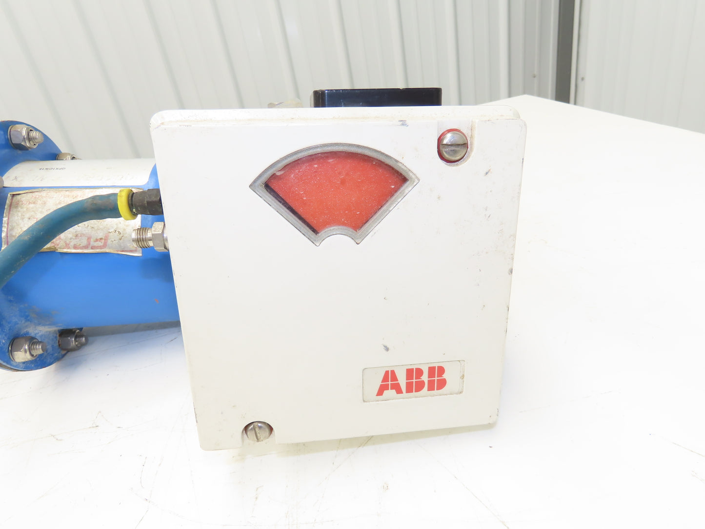 Jamesbury Quadra-Powr X QPX1CIK15 Actuator 1" Flanged SS Ball Valve & Positioner