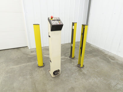 Sick 1015620 MSLE 02 25011 Light Curtain Set w/2 Mirror Stands & Control Station