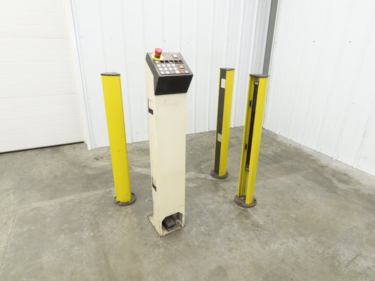 Sick 1015620 MSLE 02 25011 Light Curtain Set w/2 Mirror Stands & Control Station