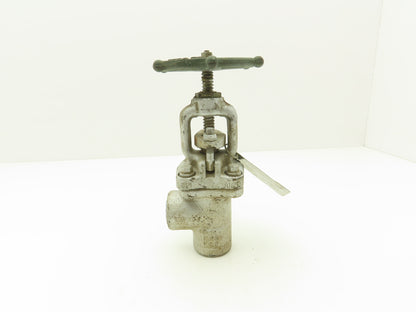 Edward 1049Y Right Angle Stop Valve 1" Socket Weld 3600 CWP 1830 PSI Rising Stem