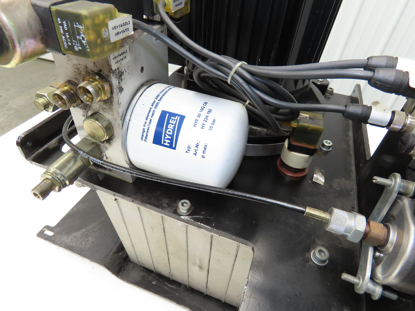 Hydrel AG HY 221174  Hydraulic Power Unit 3KW 480V 3PH 1450 PSI 16.9l/min Pump