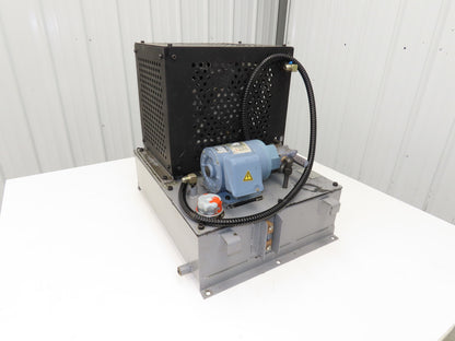 Nippon TOP-13MA Trochoid Spindle Oil Cooler Unit Pump 7 Gal Tank 220V Motor