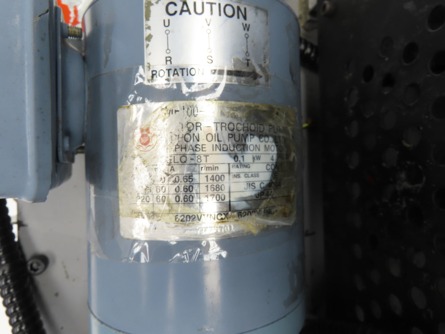 Nippon TOP-13MA Trochoid Spindle Oil Cooler Unit Pump 7 Gal Tank 220V Motor