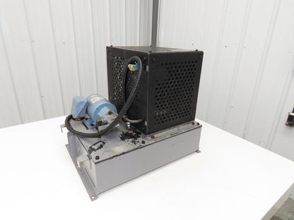 Nippon TOP-13MA Trochoid Spindle Oil Cooler Unit Pump 7 Gal Tank 220V Motor