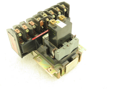 Square D LL0 60 Lighting Contactor 600VAC 20A 250VDC Max Coil-120V