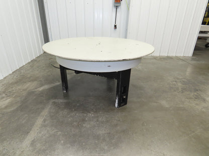 3/8" Steel Top Turn Table Work Bench 52"x25.25" 230/460V 3Ph