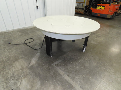 3/8" Steel Top Turn Table Work Bench 52"x25.25" 230/460V 3Ph