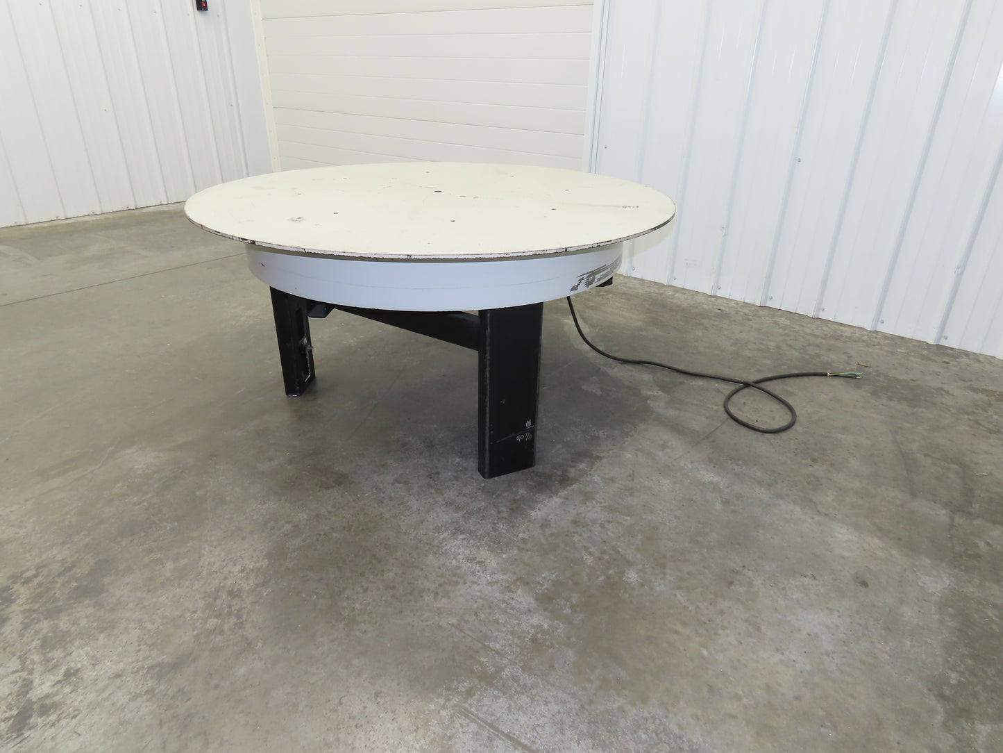 3/8" Steel Top Turn Table Work Bench 52"x25.25" 230/460V 3Ph