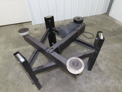 3/8" Steel Top Turn Table Work Bench 52"x25.25" 230/460V 3Ph