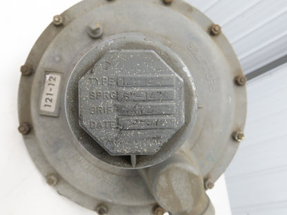 Equimeter 121-12 Gas Pressure Regulator 1-1/2" NPT 6-14" Spring