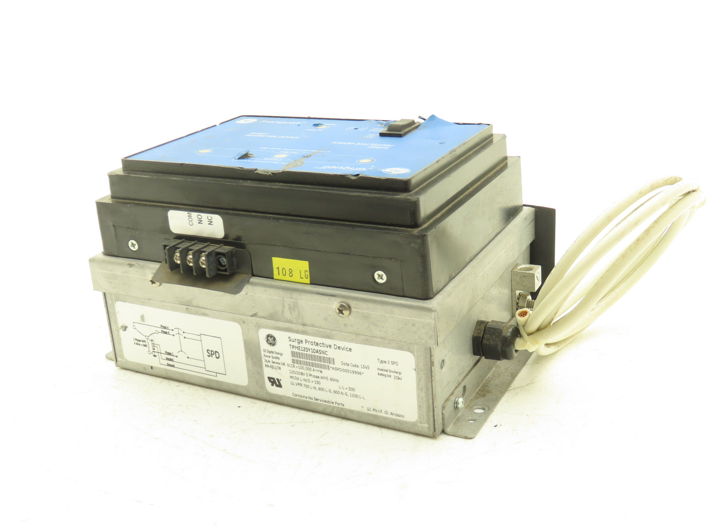 General Electric TPME120Y10ASNC Tranquell Surge Protective Device 120/208 3Ph