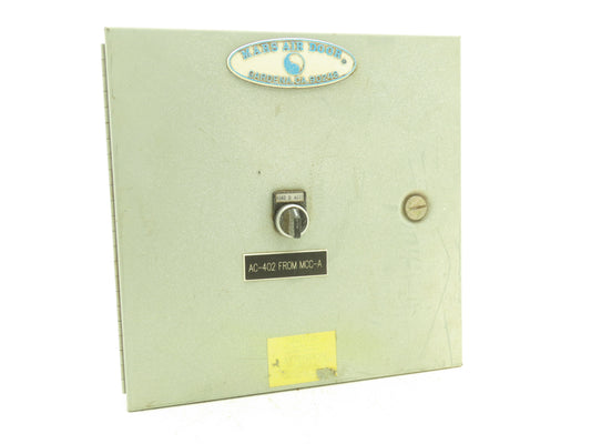 Mars Air Door S2B4A Motor Control Pannel 2 Door W Safety Switches 3Ph 115V Coil
