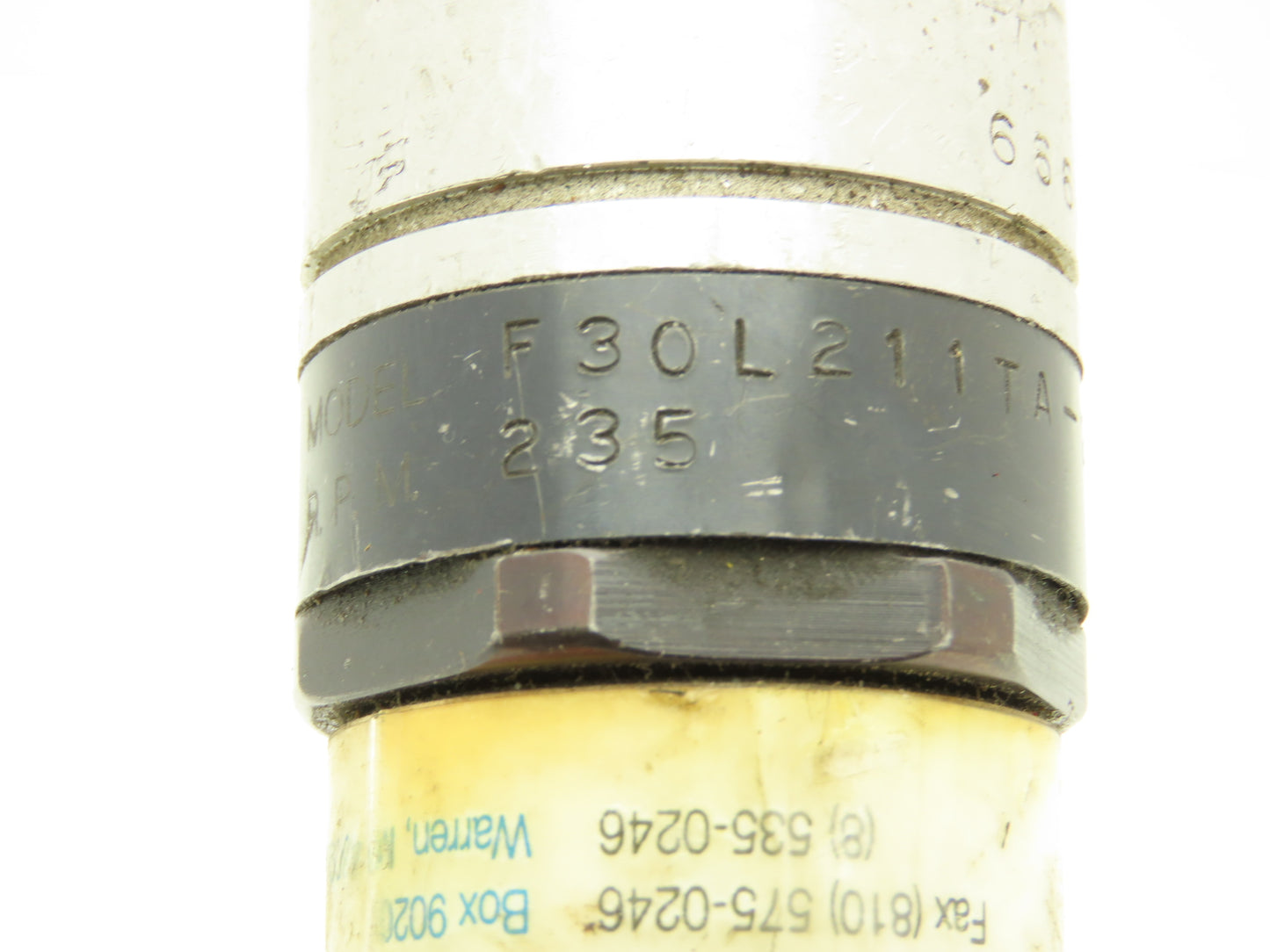 Stanley F30L211TA-23 Pneumatic Crowfoot Nutrunner 1/2" Right Angle Nut Driver