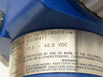 Foxboro IMV30-D22BD01F-M1 Electronic Pressure Transmitter 12.5-42VDC 300PSIA