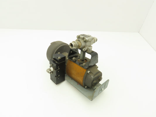 Flowserve MK501 Pneumatic Actuator with 1/2"NPT Stainless Ball Valve 1440 CWP