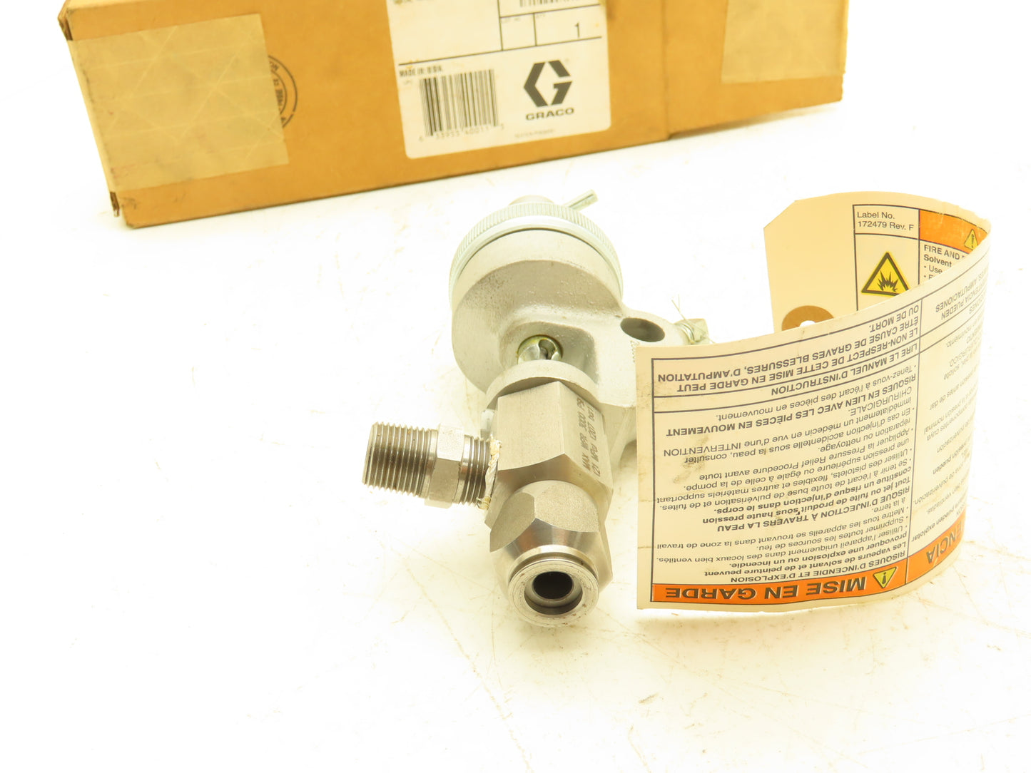 Graco 206-660 Hydra-Mastic Stainless Steel Automatic Spray Gun