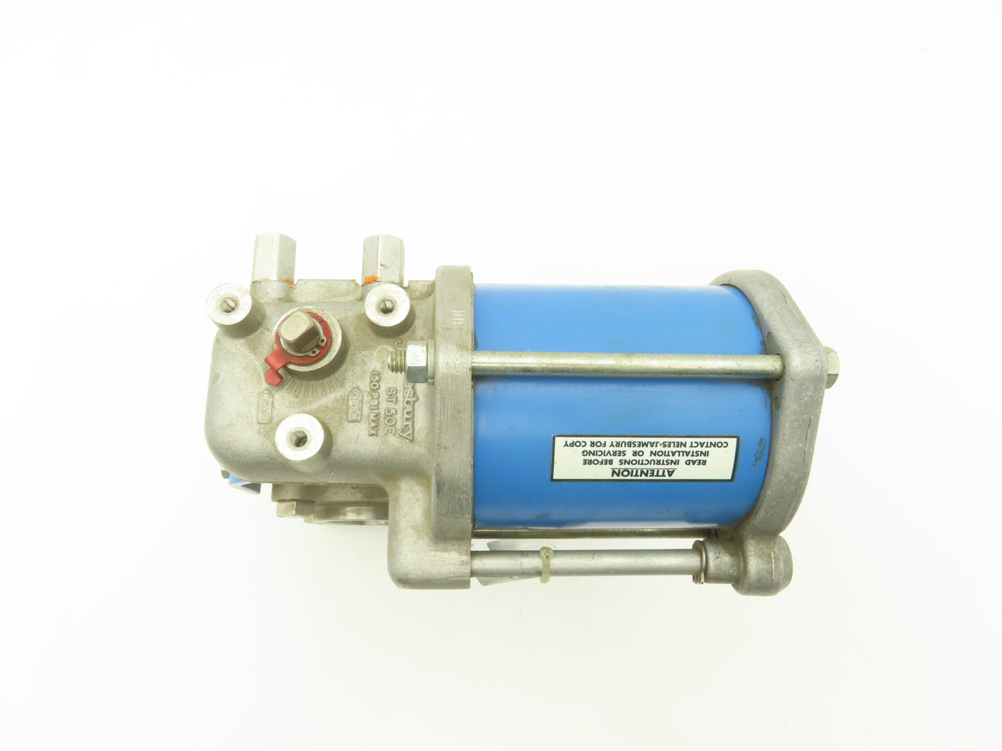 Jamesbury 1 1/2" 4CX 3600 MT3 316SS Socket Ball Valve & Pneumatic Actuator ST50E