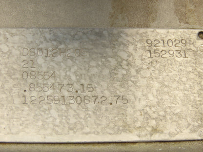 Micro Motion DS012H205 Mass Flow Sensor -240 to 204°C 1700 PSI Tube