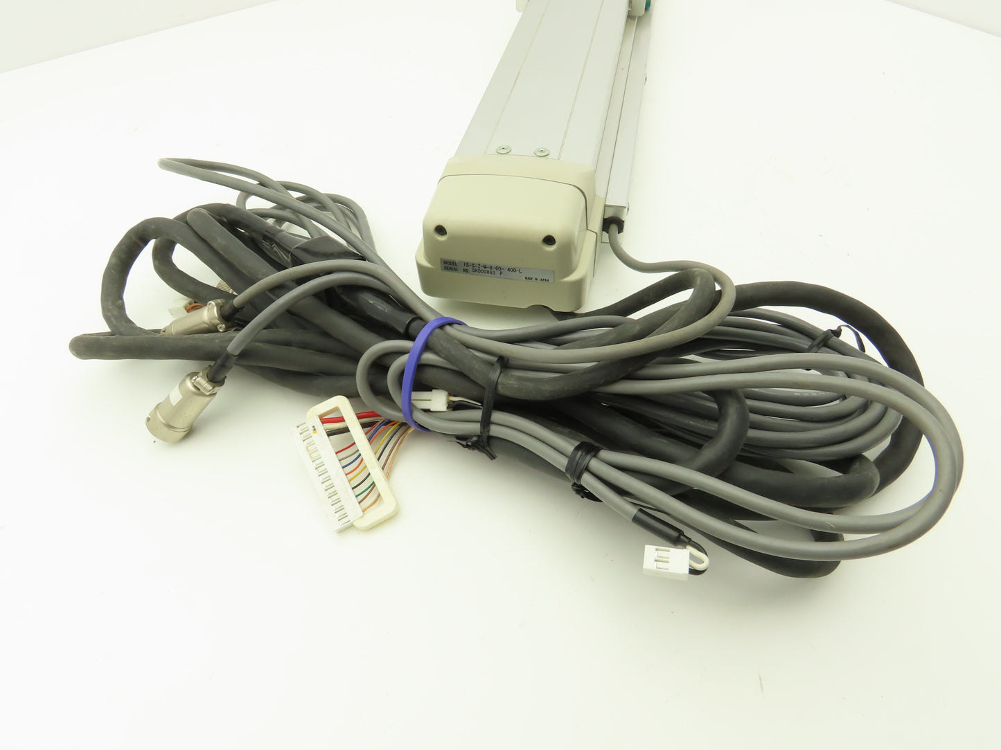 IAI IS-S-Z-M-8-60-400L Motorized Cylinder Linear Screw Actuator 400mm Stroke