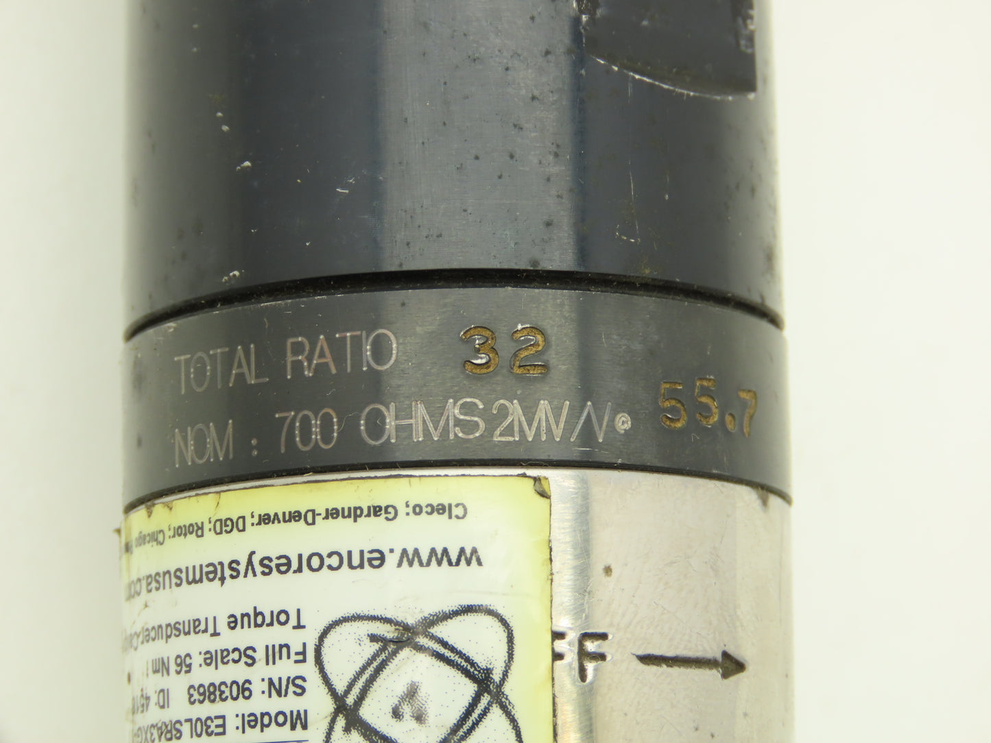 Stanley E30LSRA3XG-17 Electric Nutrunner 1/2" Drive Right Angle 56Nm 32 Ratio