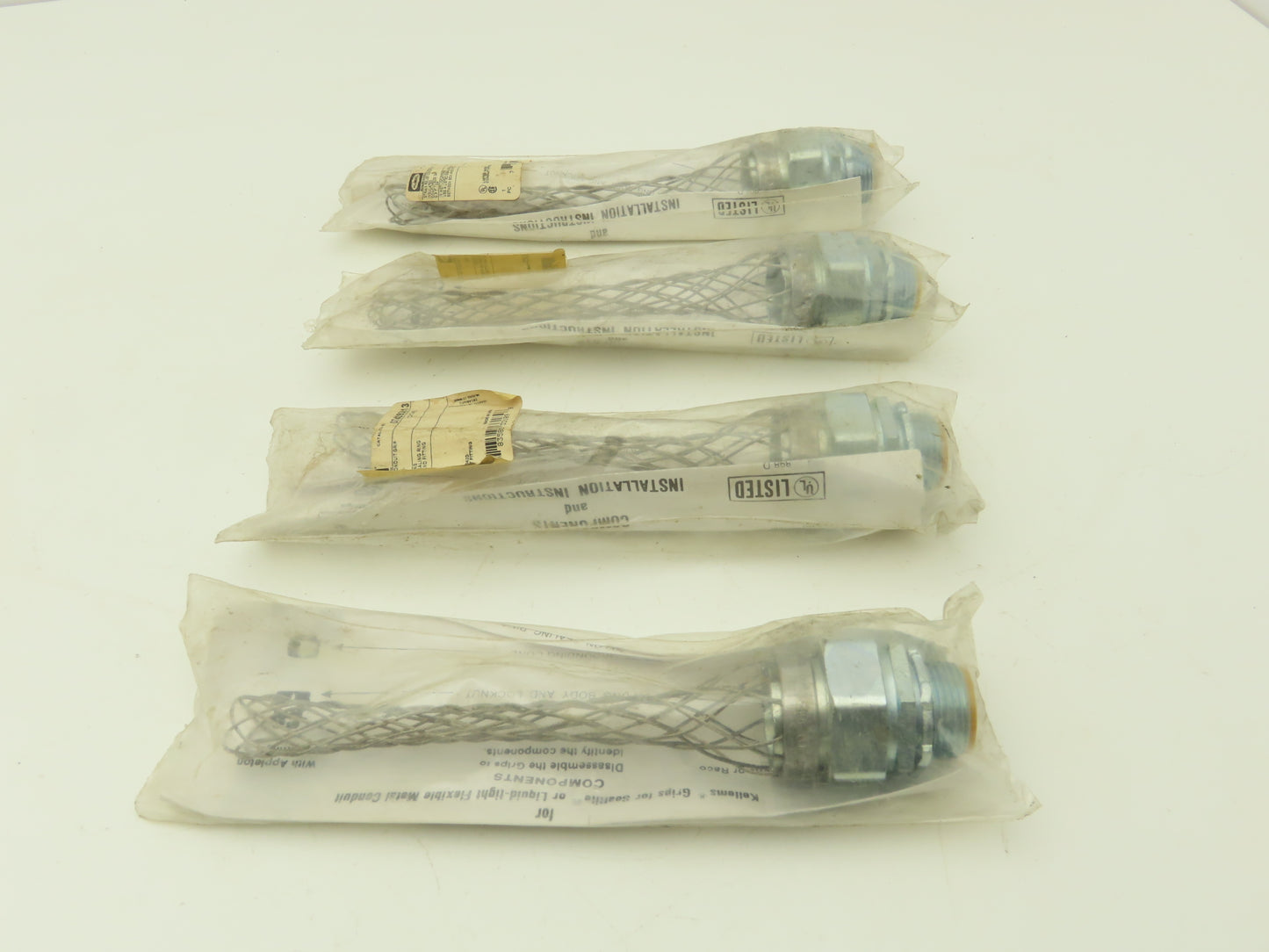 Hubbell 074093513 Liquidtight Flexible Conduit Grip Connector 3/4" Lot of 4