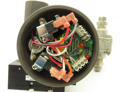 Flowserve 10I 39 SZMS24A P BC R6 Pneumatic Actuator with 1/2"NPT SS Ball Valve