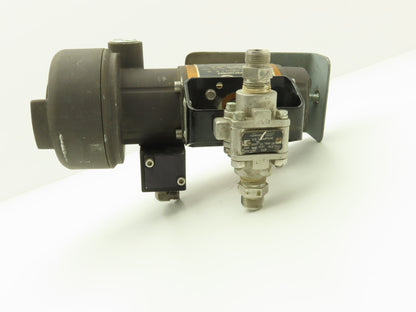 Flowserve 10I 39 SZMS24A P BC R6 Pneumatic Actuator with 1/2"NPT SS Ball Valve