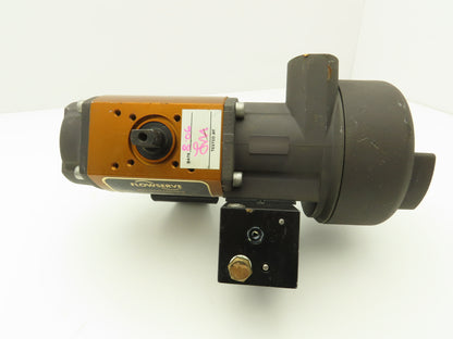 Flowserve 10I9 39 SZMS24A P BC R6 Pneumatic Actuator with 1/2"NPT SS Ball Valve