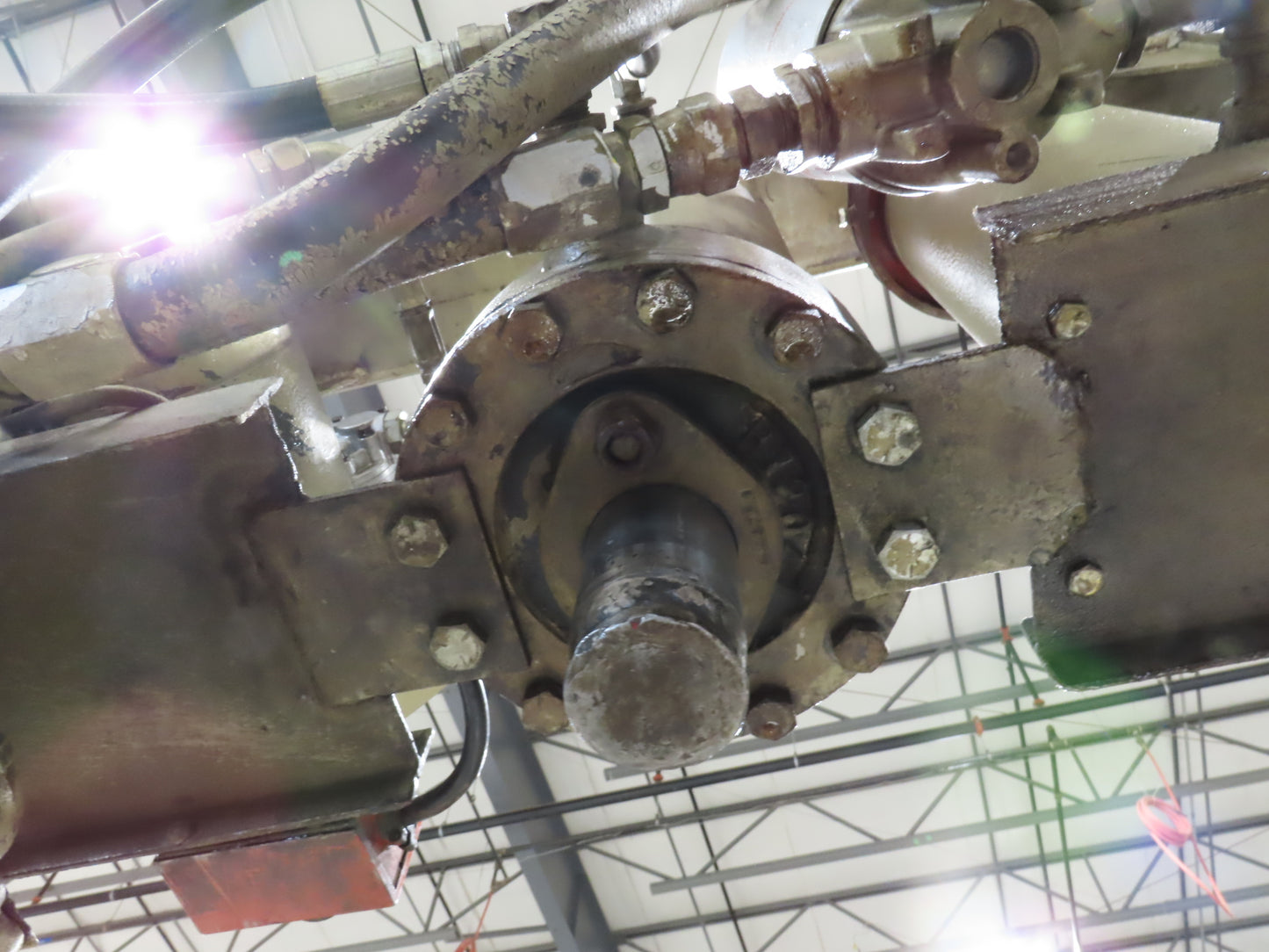 Hydraulic Press 20 Ton H Frame 120V Powered Pump Double Acting Cylinder