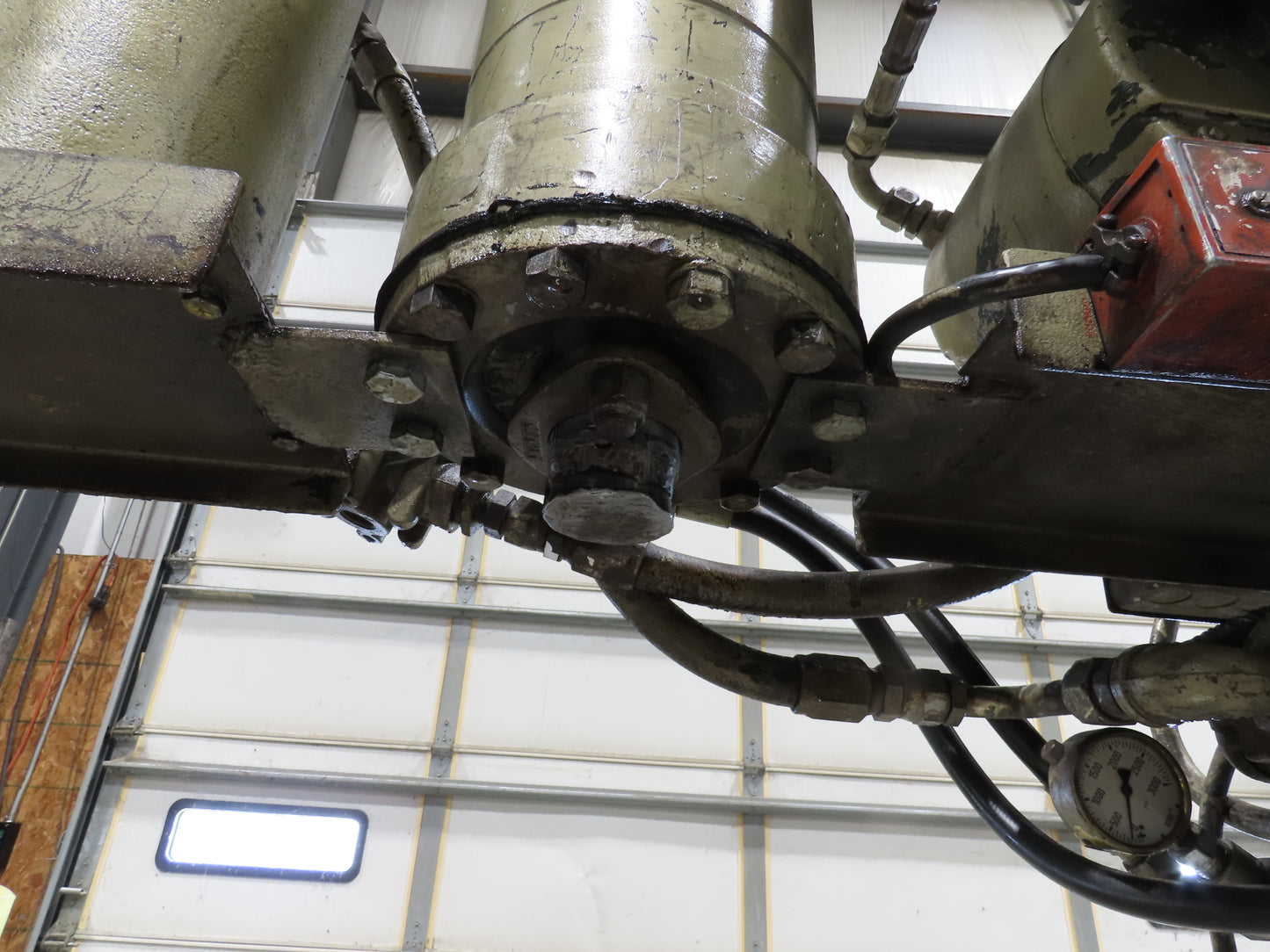 Hydraulic Press 20 Ton H Frame 120V Powered Pump Double Acting Cylinder