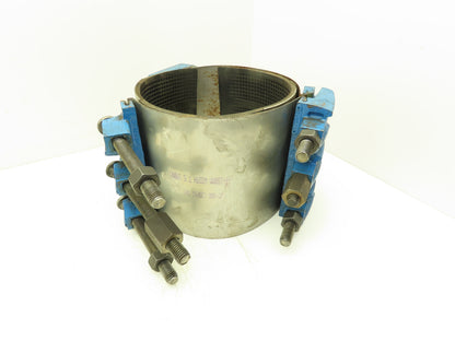 Smith Blair 025-20066307 Stainless Steel Pipe Repair Clamp 169-188x190mm 3-Bolt