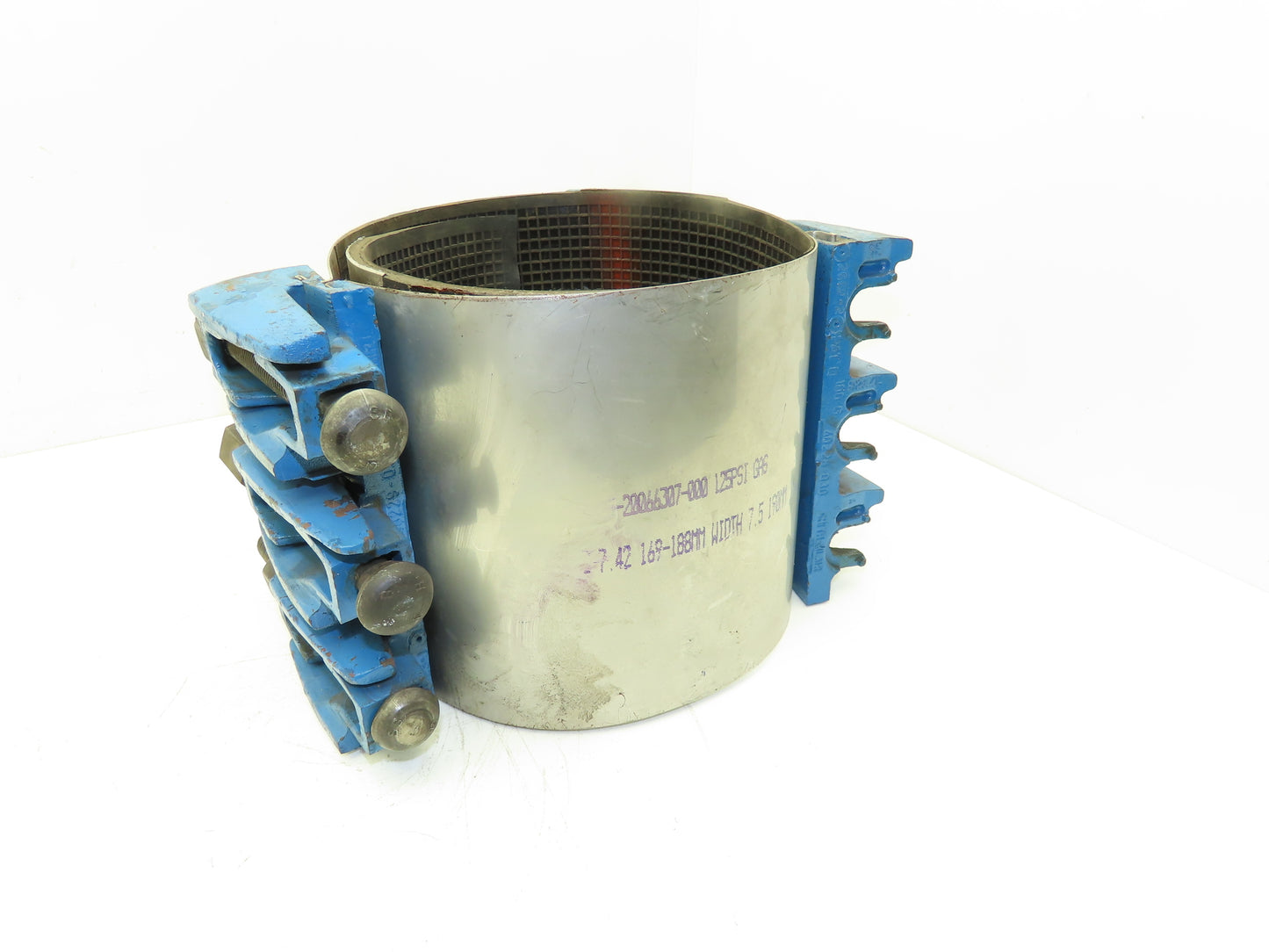 Smith Blair 025-20066307 Stainless Steel Pipe Repair Clamp 169-188x190mm 3-Bolt