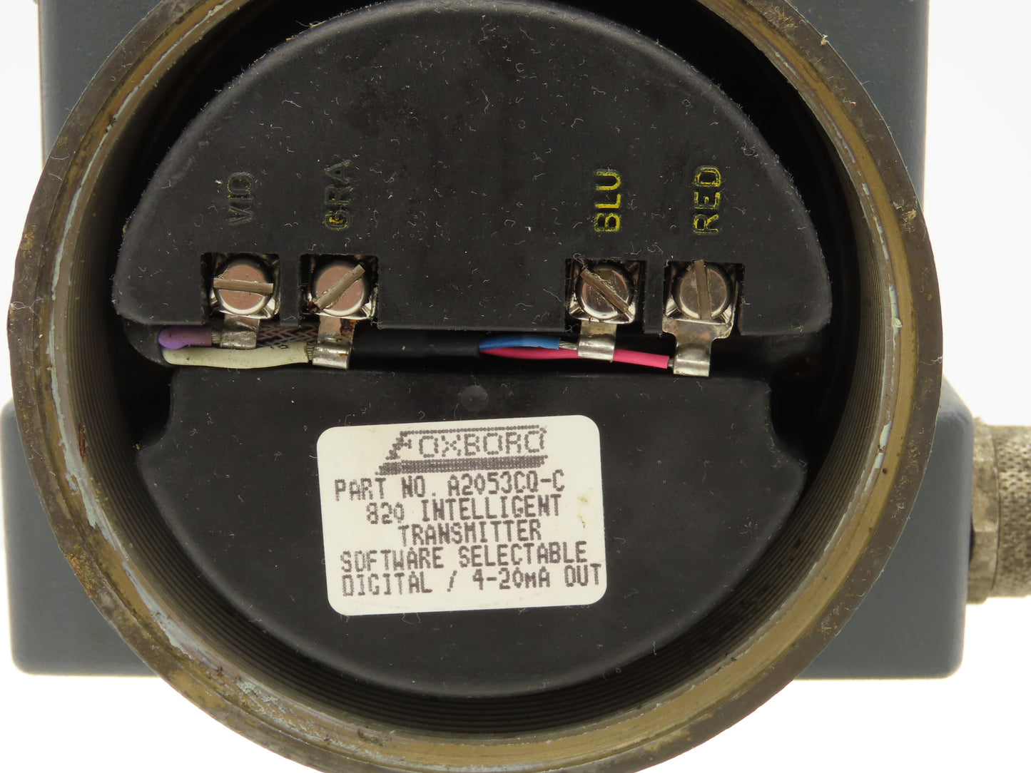 Foxboro 821GM-DS1NM2-M Pressure Transmitter 0-100psi/ 150psi MWP 12.5-42VDC