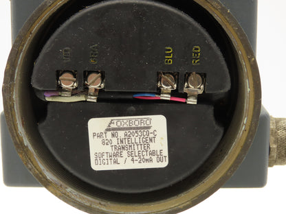 Foxboro 821GM-DS1NM2-M Pressure Transmitter 0-100psi/ 150psi MWP 12.5-42VDC