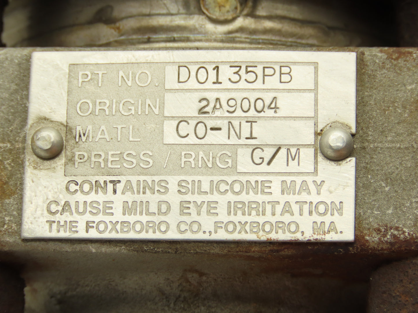 Foxboro 821GM-DS1NM2-M Pressure Transmitter 0-100psi/ 150psi MWP 12.5-42VDC