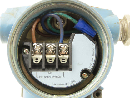 Rosemount 3051 CD1F02A1AS5Q4A0190 Pressure Transmitter 0-20"H2O 2000psi 9-32VDC