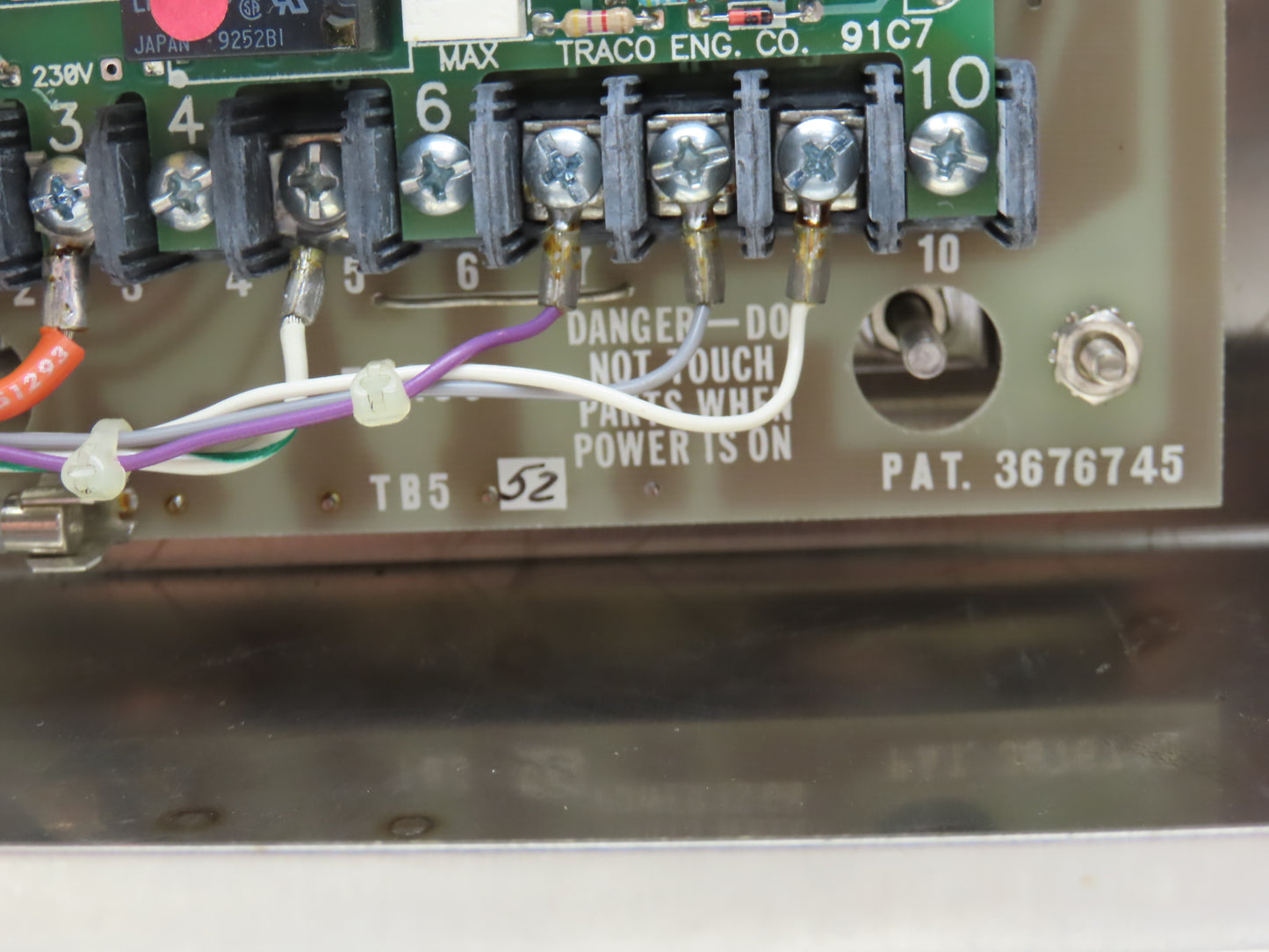 Nalco SSTF07 Nalgear Drive Controller Traco TB5-52 Board
