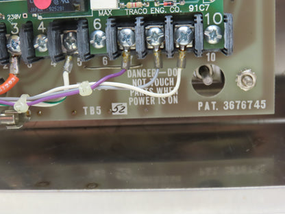 Nalco SSTF07 Nalgear Drive Controller Traco TB5-52 Board
