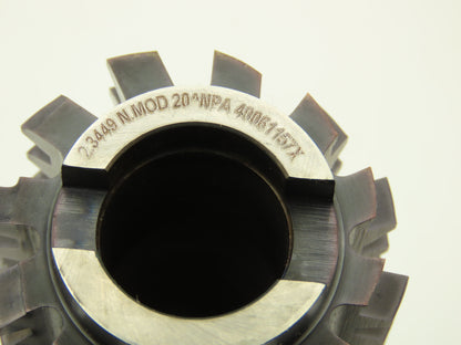 Klingelnberg PMM4 ADV 169393 Carbide Gear Hob Cutter Tool 45mm OD 19mm ID