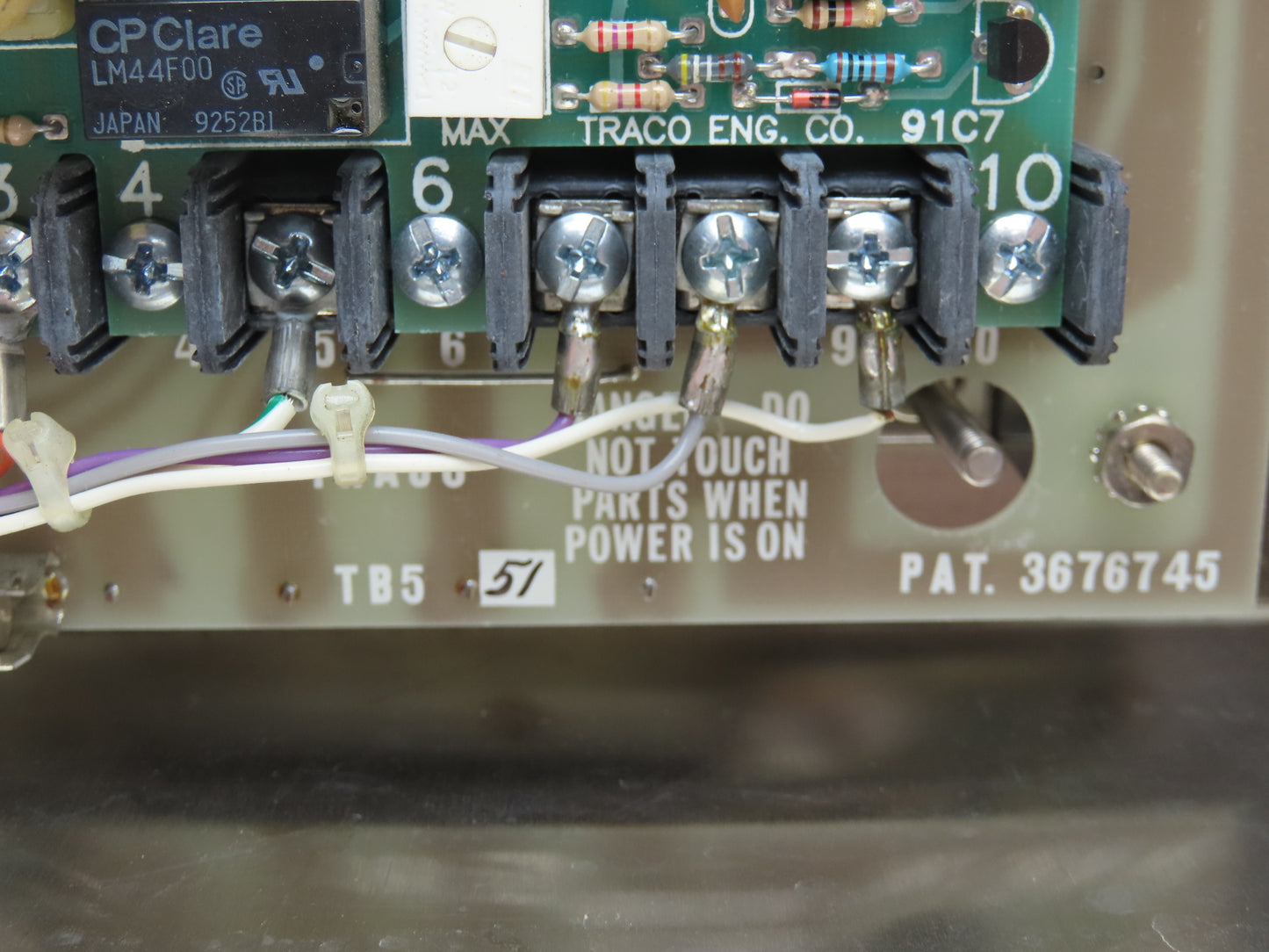 Nalco SSTF03 Nalgear Drive Controller Traco TB5-51 Board