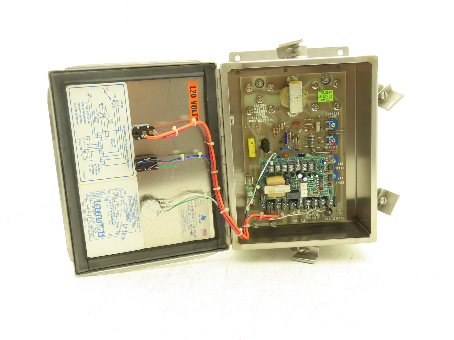 Nalco SSTF03 Nalgear Drive Controller Traco TB5-51 Board