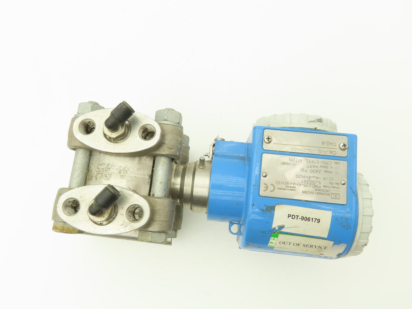 Endress Hauser PMD235-KH4A9EH1D HART Pressure Transmitter -4 to 4"H2O 2400psi