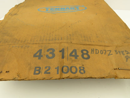 Tennant 43148 Scrubbing Brush 14" Stiff Poly 6 Row 1" Wood Backing Disc