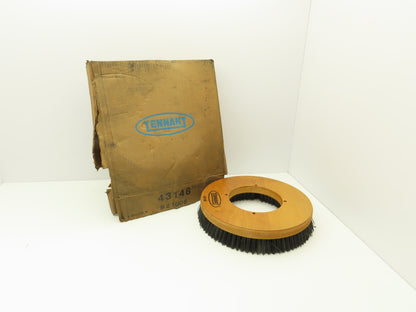 Tennant 43148 Scrubbing Brush 14" Stiff Poly 6 Row 1" Wood Backing Disc