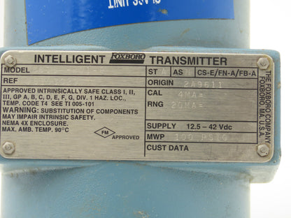 Foxboro 861GM-BD1-P Pressure Transmitter 100PSI 4-20MA 12.5-42VDC