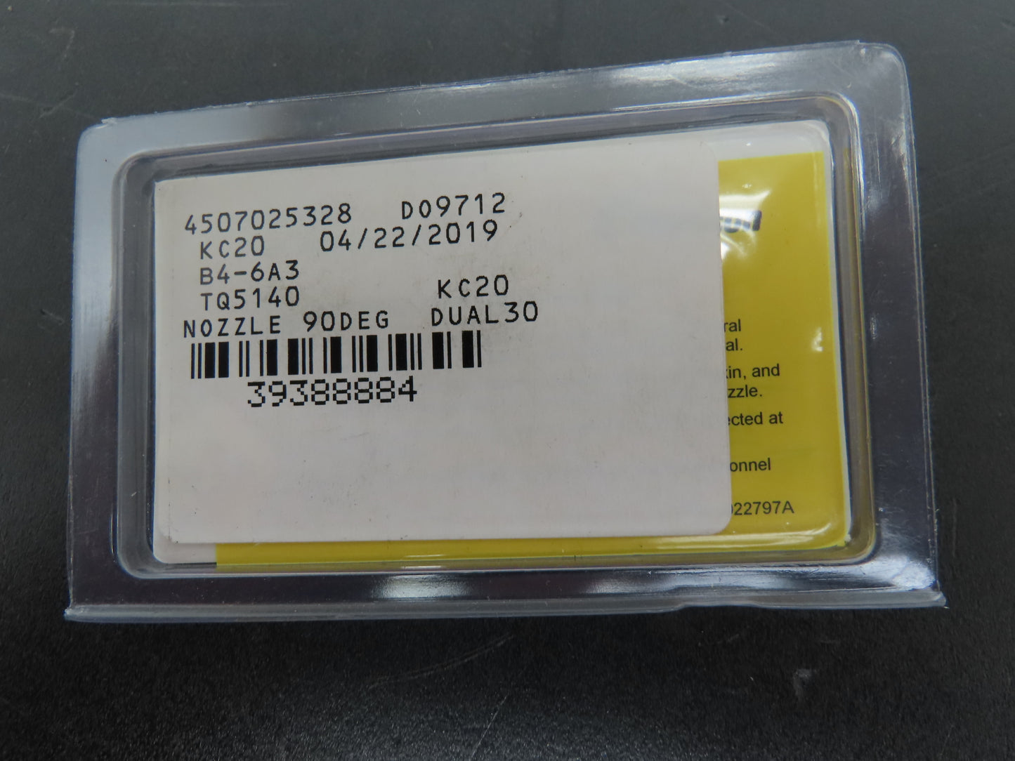 Nordson 1015920 90 Degree Nozzle Dual Bead 30° .51mm