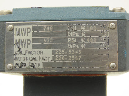 Foxboro 800HA-WCR-PJGFNA-A Magnetic Flowtube Meter 1/2" Line 740psi