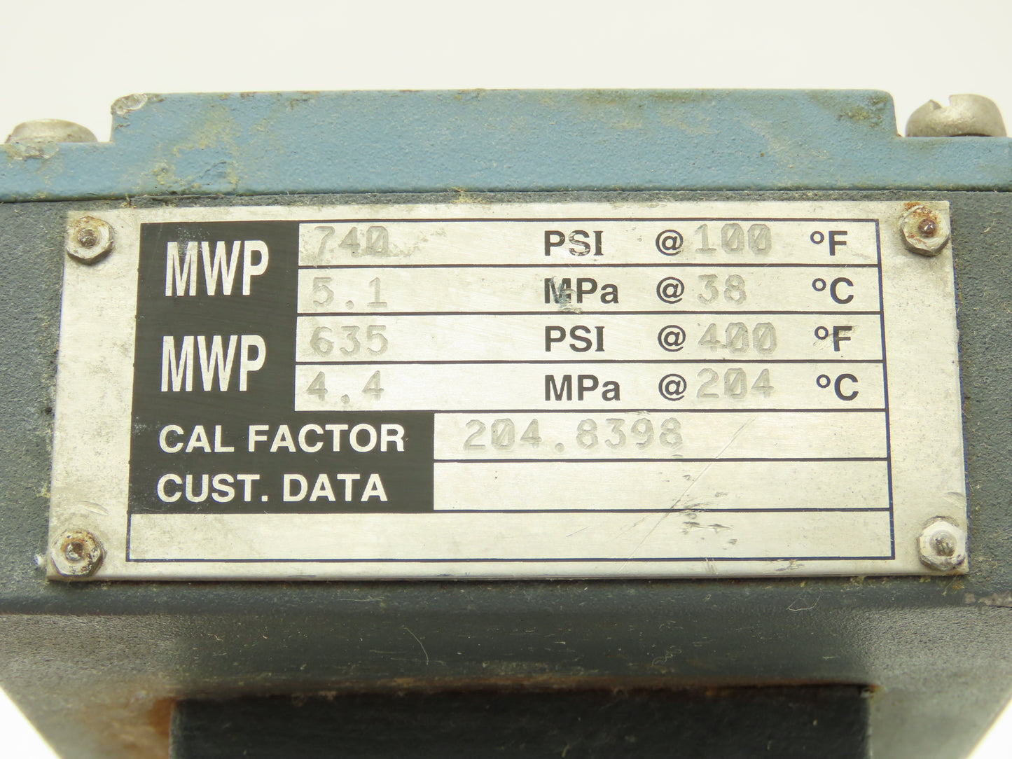 Foxboro 800HA-WPR-HJGFNA Magnetic Flowtube Meter 1/2" Line 740psi