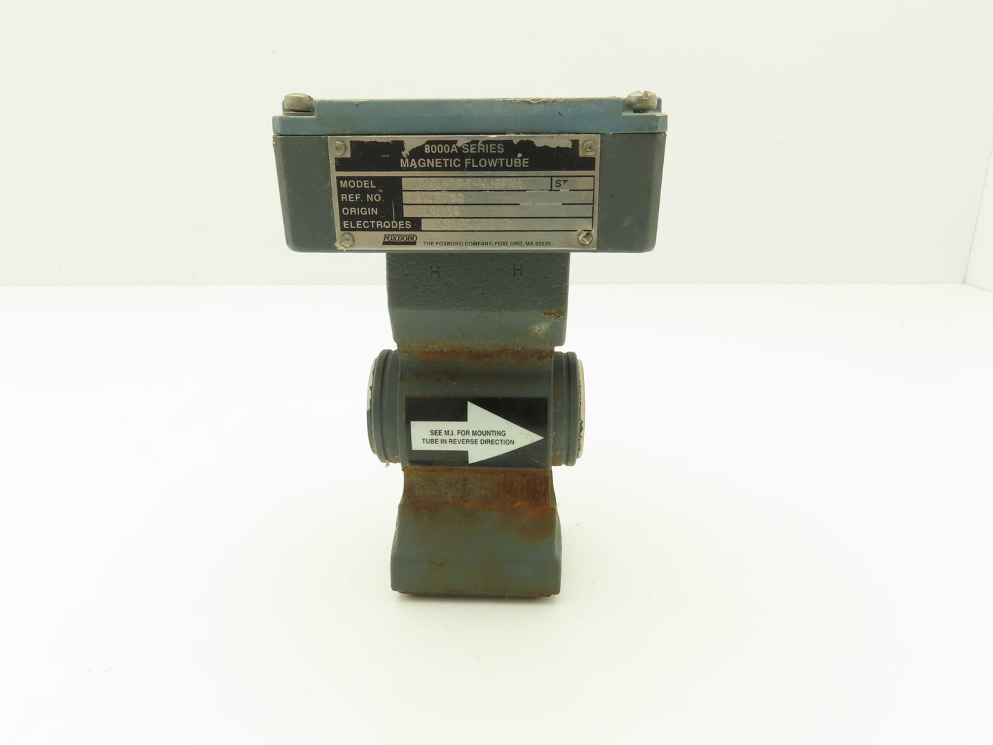 Foxboro 800HA-WPR-HJGFNA Magnetic Flowtube Meter 1/2" Line 740psi