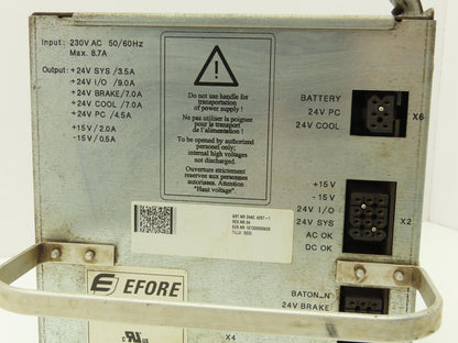Efore ABB DSQC 506 Robotic Power Supply Type SR92B130